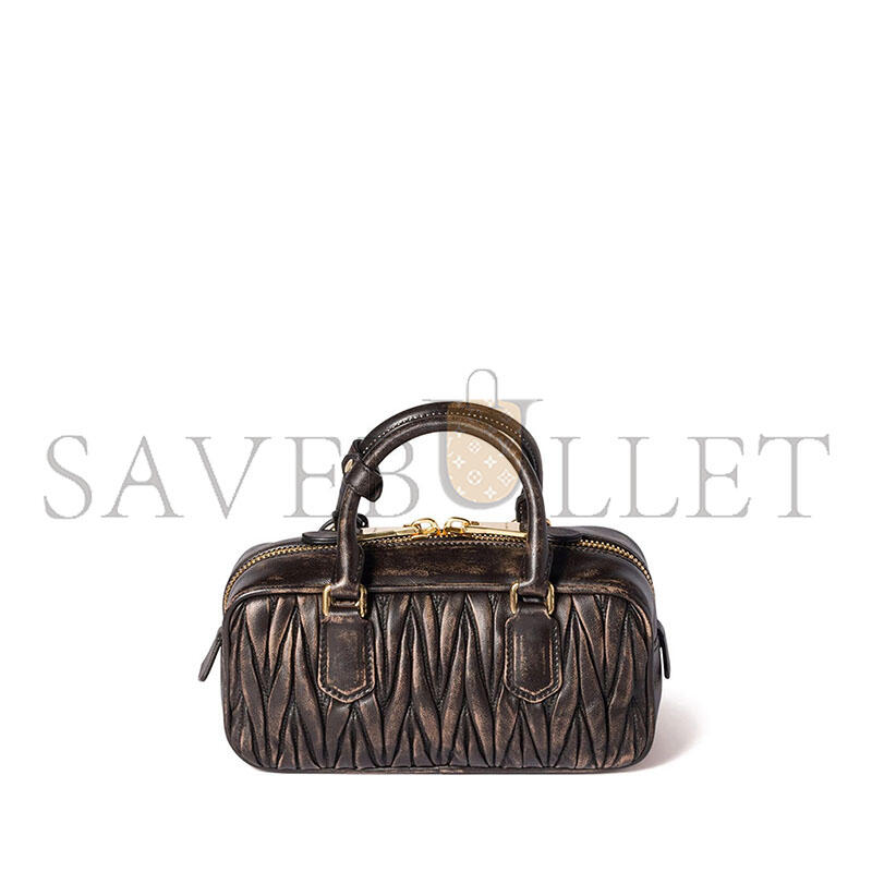 MIU MIU ARCADIE MATELASSÉ NAPPA LEATHER BAG 5BB142 (22*10.5*7.5cm)